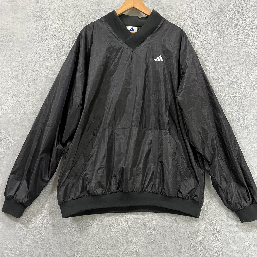 Vintage Adidas Pullover Soccer Football Windbreaker XL 90s Windbreaker Retro
